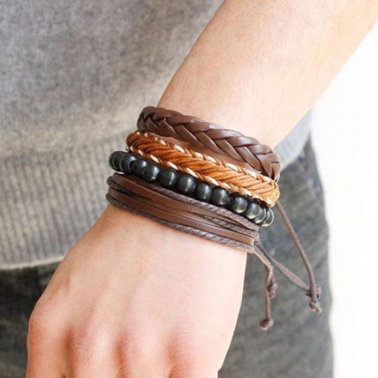 Unisex Street Style Multi-Layered Design Bracelet